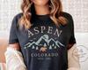 Aspen Shirt, Colorado Mountains T-shirt, Unisex