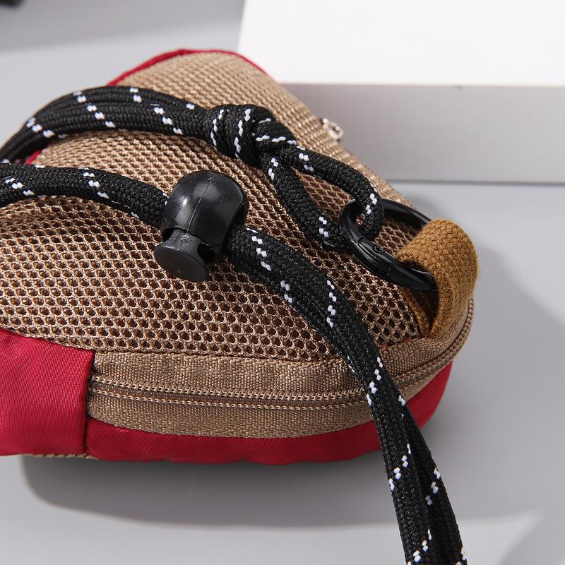 Creative Mini Earphone & Coin Bag with Logo Print - Portable Storage & Key Pendant