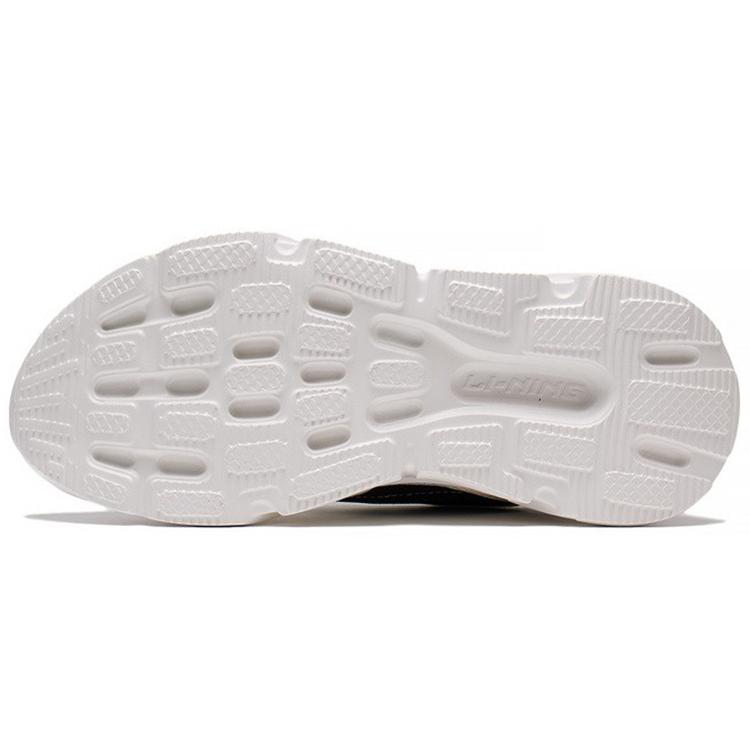 Li Ning Comfortable Textile, Synthetic Leather Cushioning Slip Resistant Abrasion Resistant Low top Running Shoes ARSS058-3