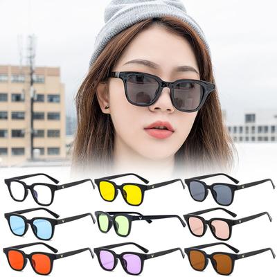 Sun Glasses UV400 Rectangle Goggles Unisex Vintage Men Popular Korean Shades High Quality Fashion Candy Color Sunglasses Eyeglasses  Jewelry Accessory