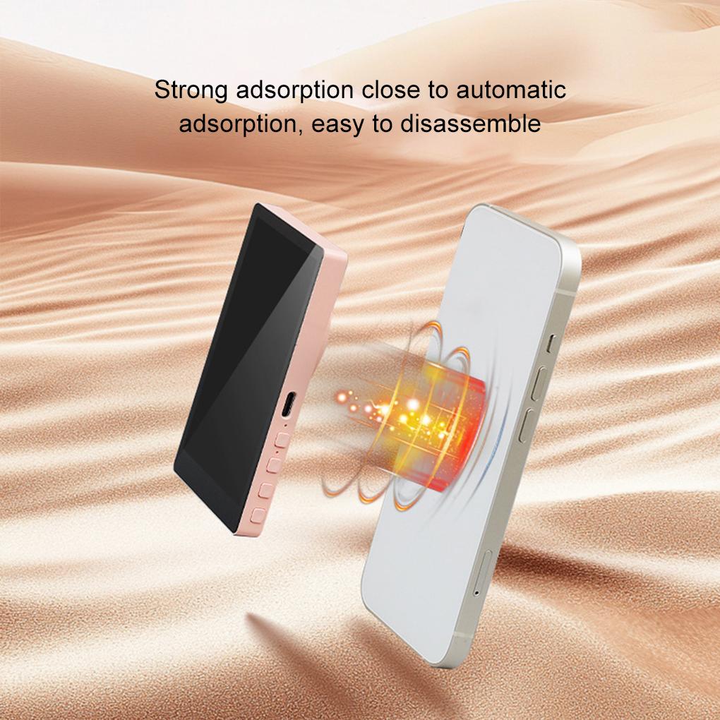 Smartphone Wireless Magnetic Monitor Screen For Smartphone Vlog Live Stream Video Recording Screen Phone Rear Camera Selfie New