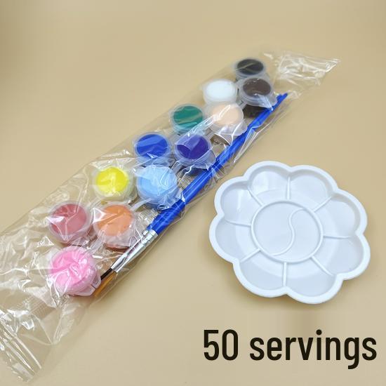 12-Color Acrylic Paint Set for DIY Graffiti and Doll Painting