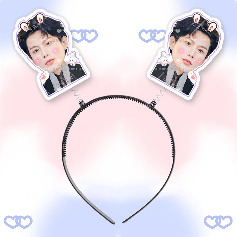 He Jianlin 3D Spring Concert Hair Clip Headband