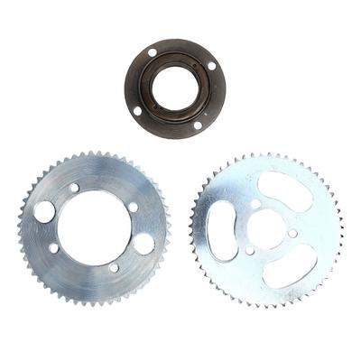 Bike Sprocket Freewheel Set High Toughness Steel 4 Hole and 3 Hole Wheel Sprockets and Toothless