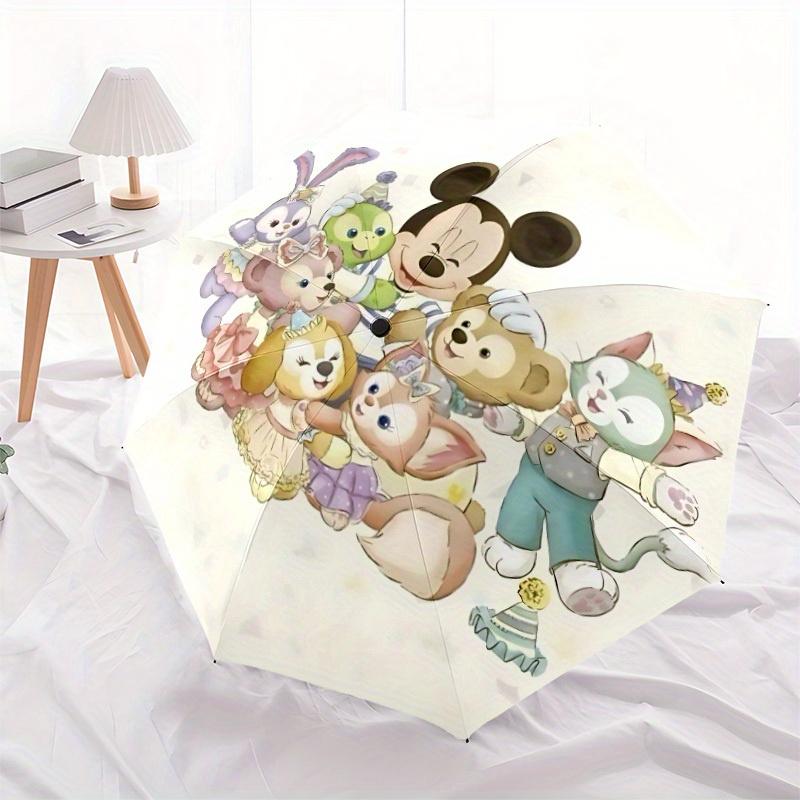 1pc Disney Characters Automatic Folding Umbrella, Compact Portable Travel Umbrella, Perfect Gift for Friends  Yy250806001