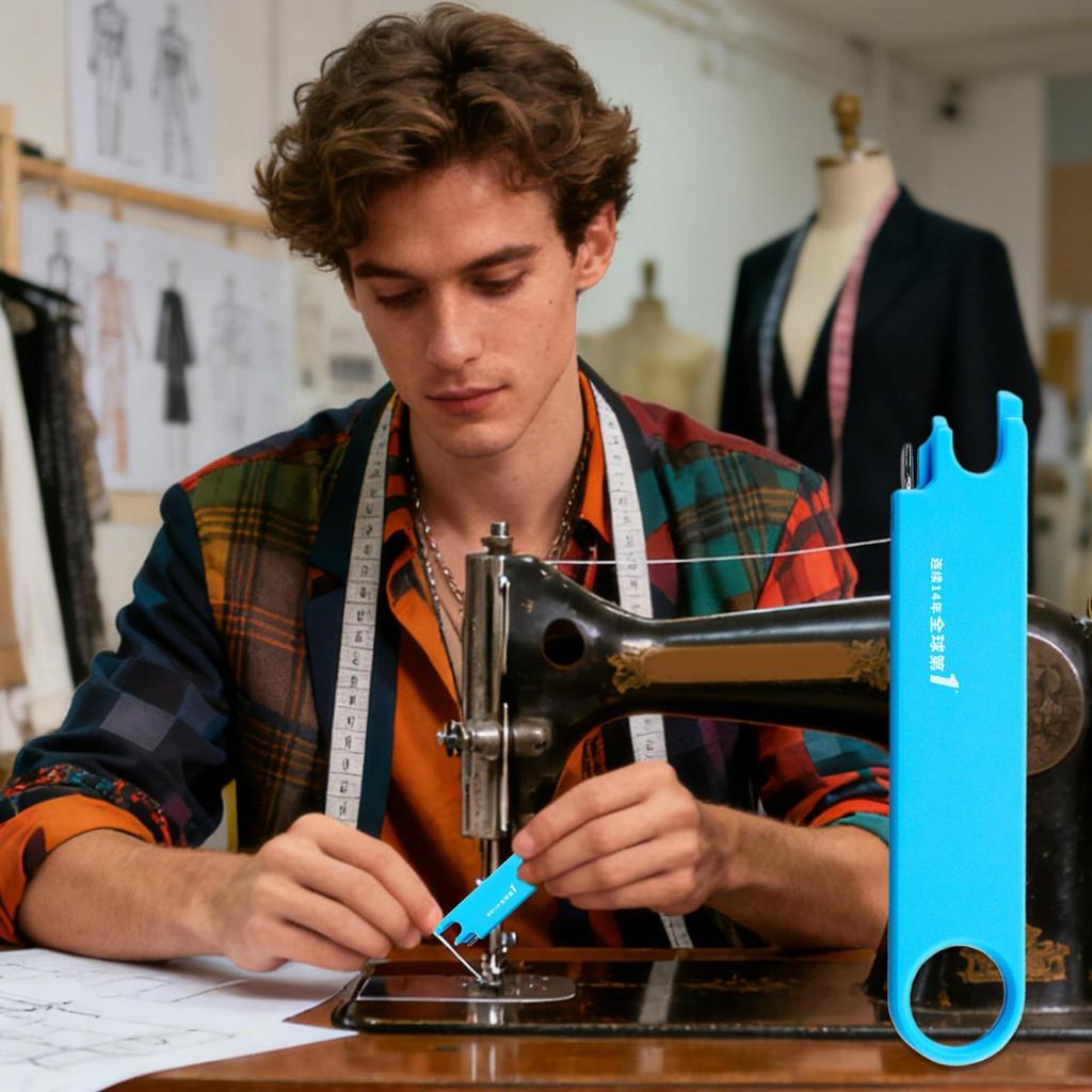 Flat Sewing Machine Needle Threader Quick Sewing Machine Needle Threader Automatic Knitting Accessories For Quilting Clothing