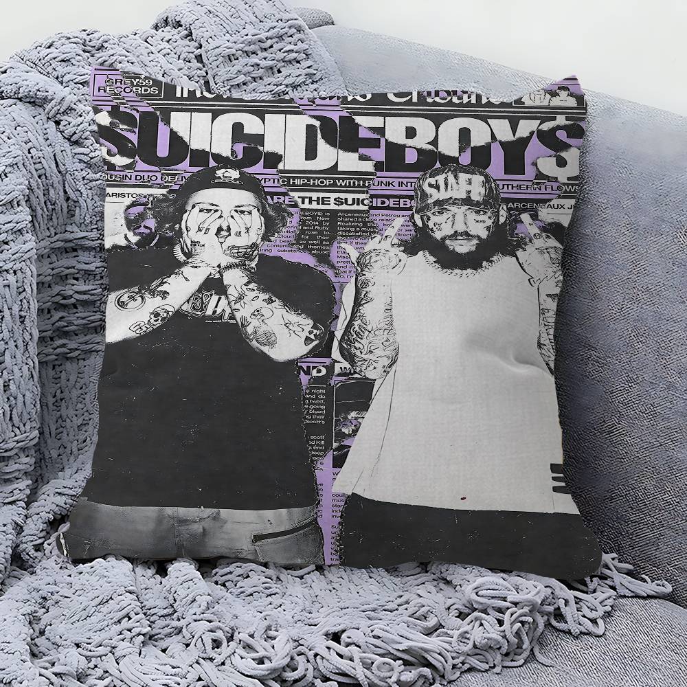 Singer S-Suicideboy Band 45*45cm Cushion Cover Pillow Cover Decor Pillowcase Home Pillowcase For Couch Pillow