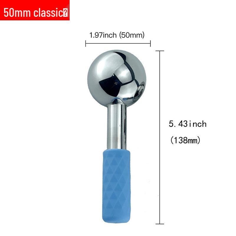 Stainless Steel Facial Ice Wave Massage Ball for Eye and Beauty Care