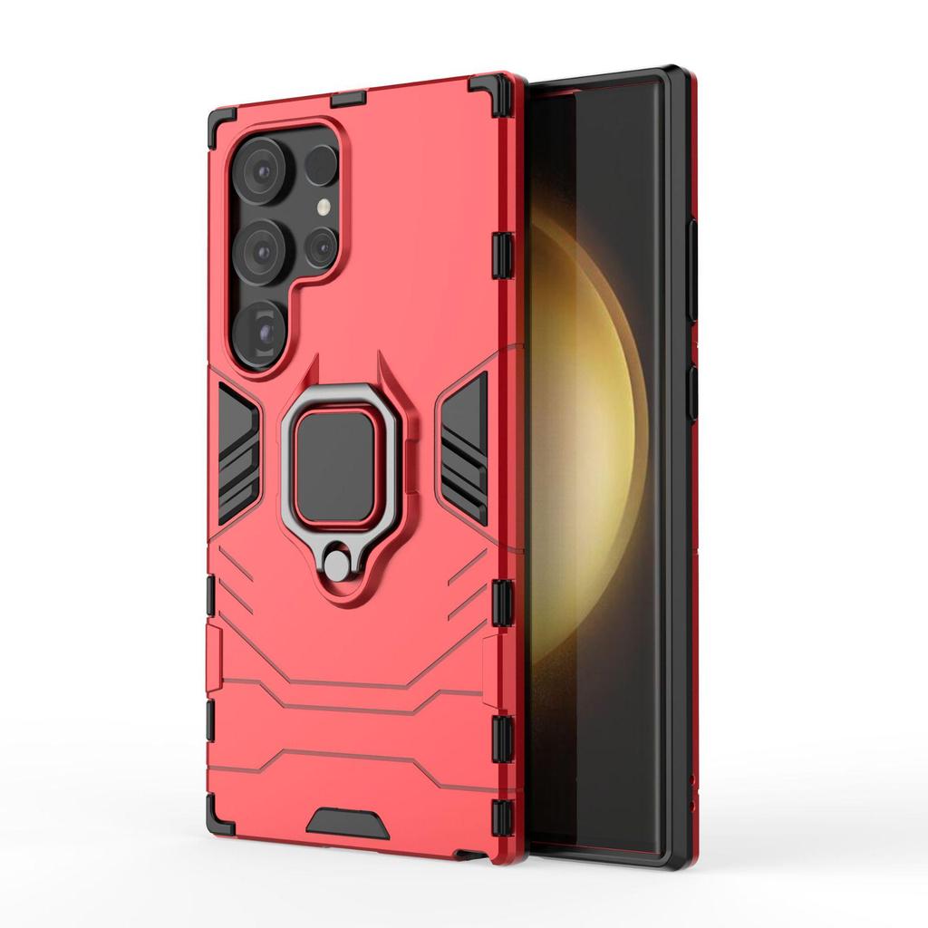 Black Panther SAM S24Ultra Drop-Proof Case, Samsung S24FE Bracket, Full Coverage Protective Case