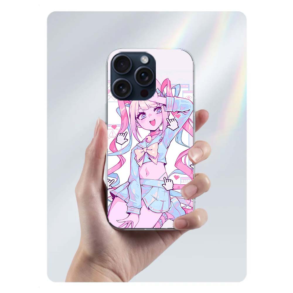 Needy Girl Streamer Overload Clear Phone Case For Iphone 17 Air 16 Pro Max 15 Pro 14 Plus 17E 16E 11 13 12 Mini Cover Cases Fund