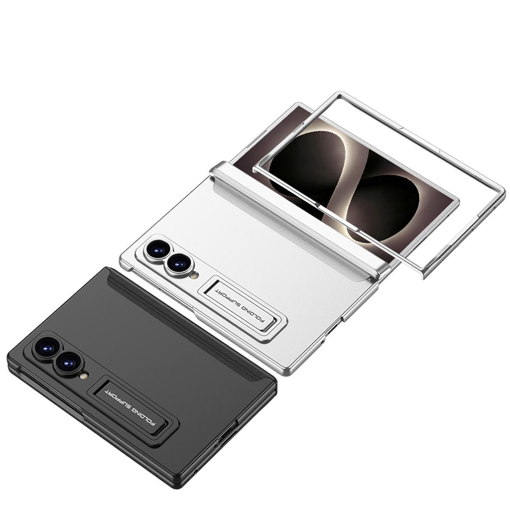 Magnetisches Scharnier All-inclusive Hülle für Samsung Galaxy Z Fold 8 Ultra Stoßfeste Matte Kunststoff Ständer Abdeckung für Samsung Z Fold7 Hülle