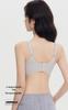 Lace Trim Seamless Deep V Soft Support Wireless Bra for Small Busts