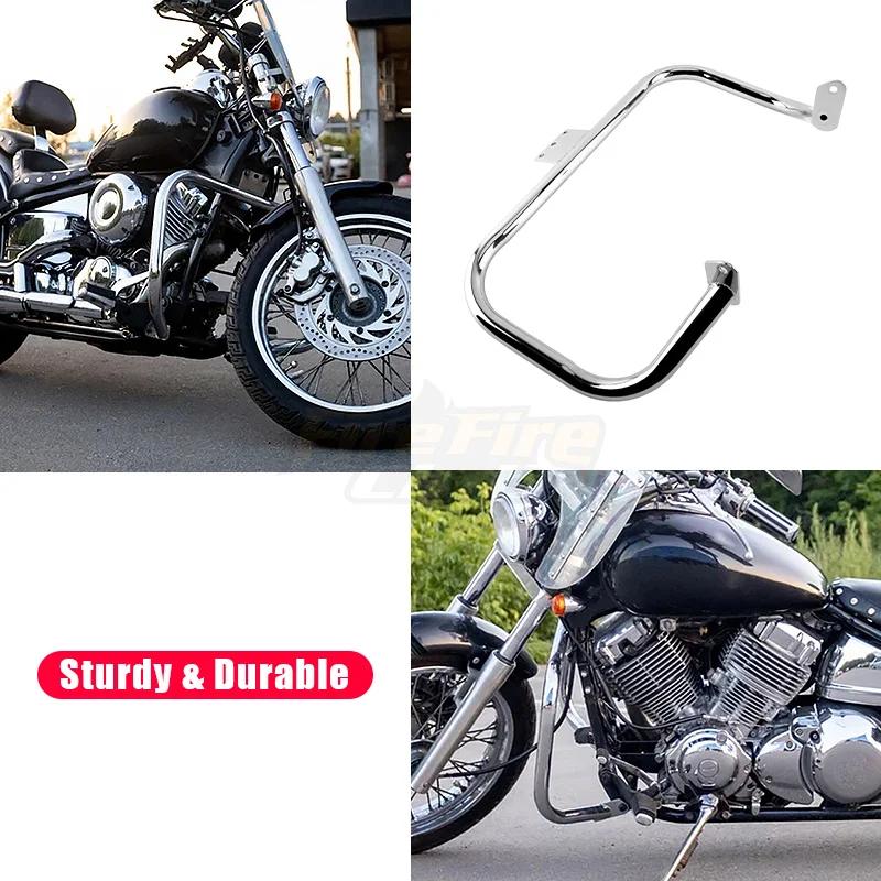 Motorcycle Accessories Highway Crash Bar Engine Guard Chrome For Yamaha Vstar Dragstar Classic Custom 400 650 1997-2018