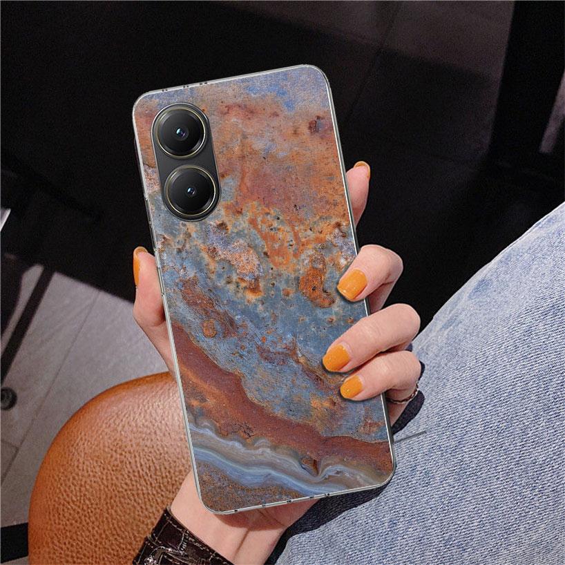 Vintage Industrieller Stil Rostiges Muster Handyhülle Für Xiaomi Poco X7 X6 X5 Pro F7 Ultra Redmi 15C 15 13C 13 12C 12 10 10A 10C 9