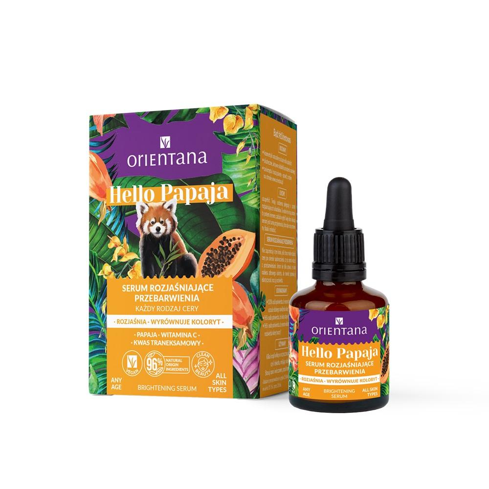 ORIENTANA - HELLO PAPAJA Serum rozjaśniające przebarwienia Witamina C Kwas traneksamowy, 30ml