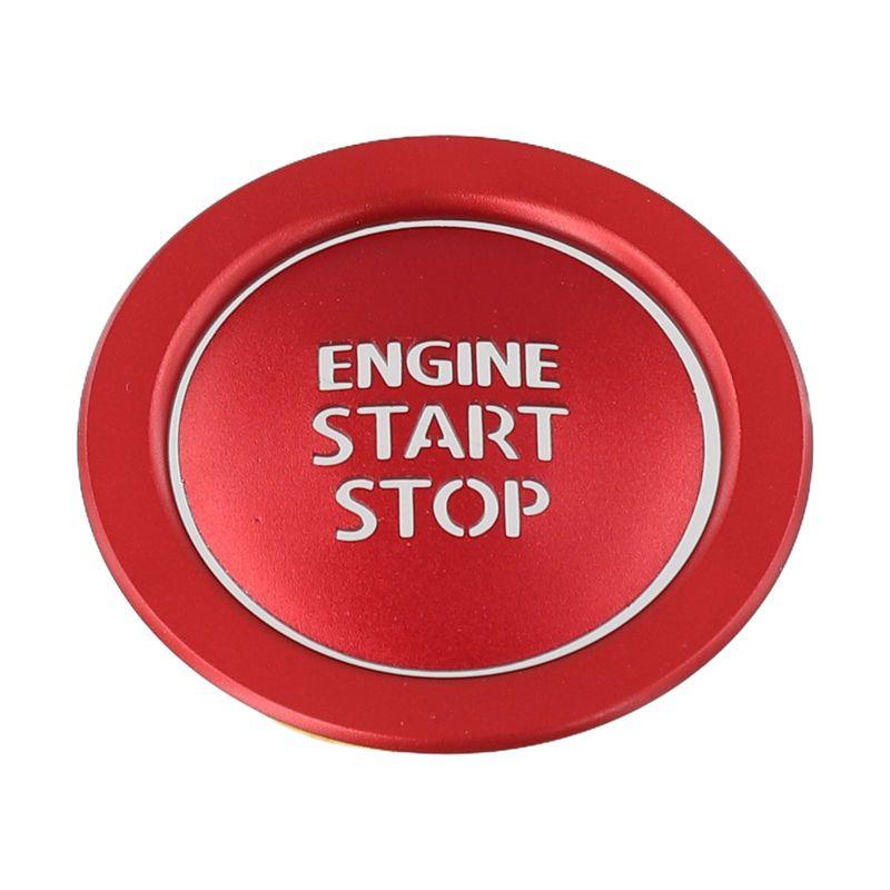 Decorative Ring Engine Start Stop Aluminum Alloy Material Easy Tallation Design Car Interior Upgrade For Toyota RAV4