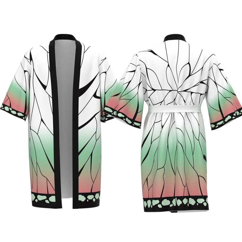 Kimono Demon Slayer - Płaszcz Haori Unisex w stylu Tanjiro i Nezuko