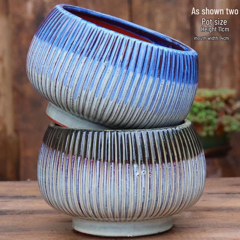 Yixing Handmade Square Mouth Coarse Pottery Planter - Large Succulent Flower Pot with Old Branch Design and Jade Pendant.