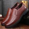 2025 Spring New Men's Leather Shoes Fashion Soft Soled Non Slip Breathable Leather Shoes Business Dress Men's Shoes