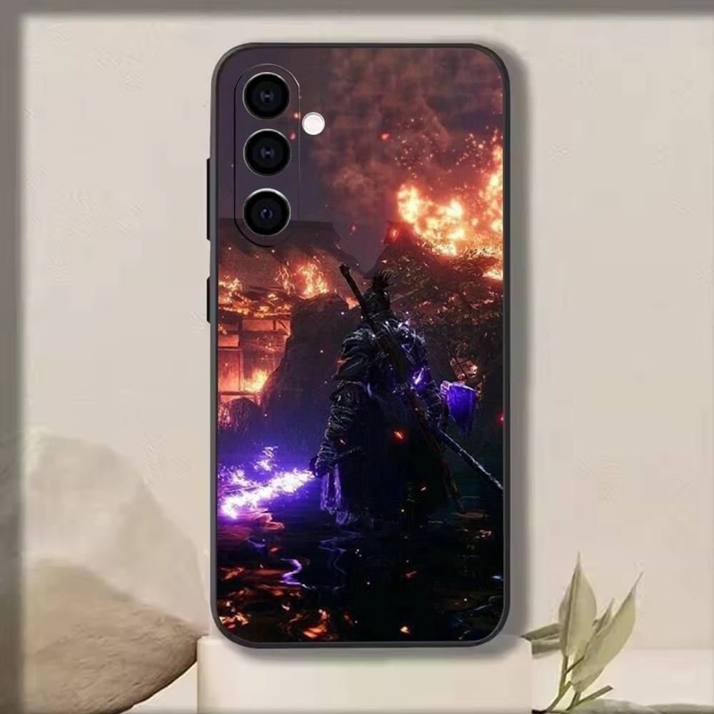Sekiro Shadows Die Twice Phone Case For Samsung Galaxy A73,A72,A71,A70,A53,A52,A51,Soft Silicone Black Cover