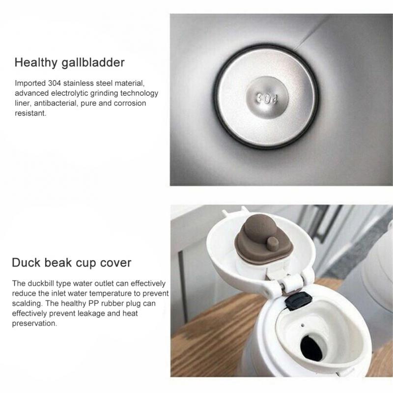 Wasserflasche Großvolumig Kleiner Bär Frisch Und Niedlich Thermokühler Für Getränke Thermoskannenbecher Hochwertig Einfacher Wasserbecher