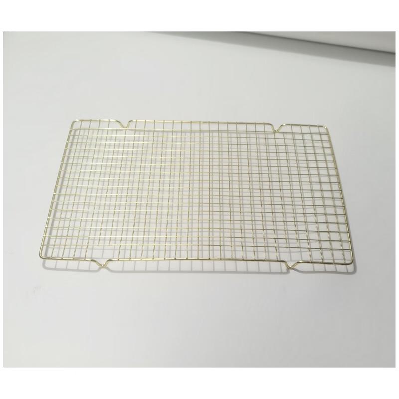 

ZISIZ Non-stick Chiffon Cake Inverted Cooling Rack - Gold, 2-Pack