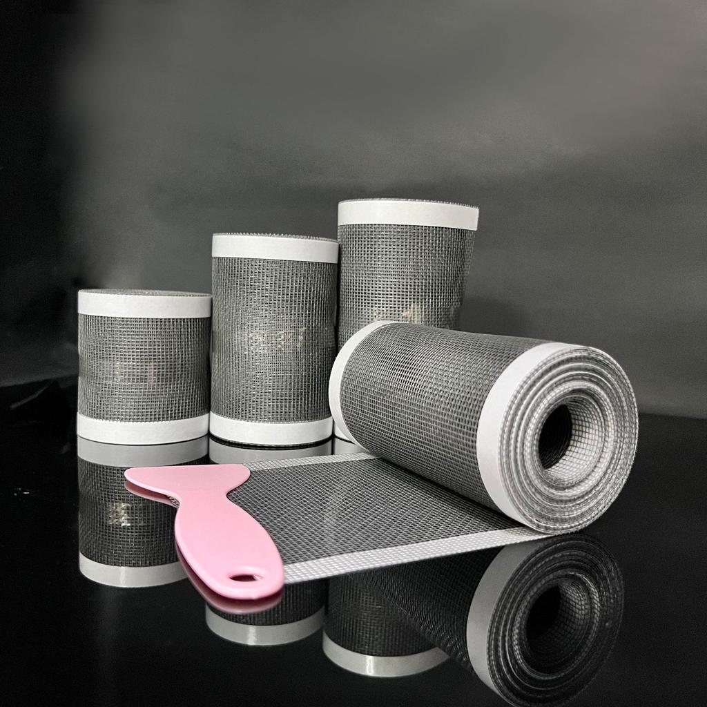 Filtru de scurgere de duș decupabil de 5 m pentru prindere de păr Autocolante autoadezive de scurgere din plasă pentru chiuvetă