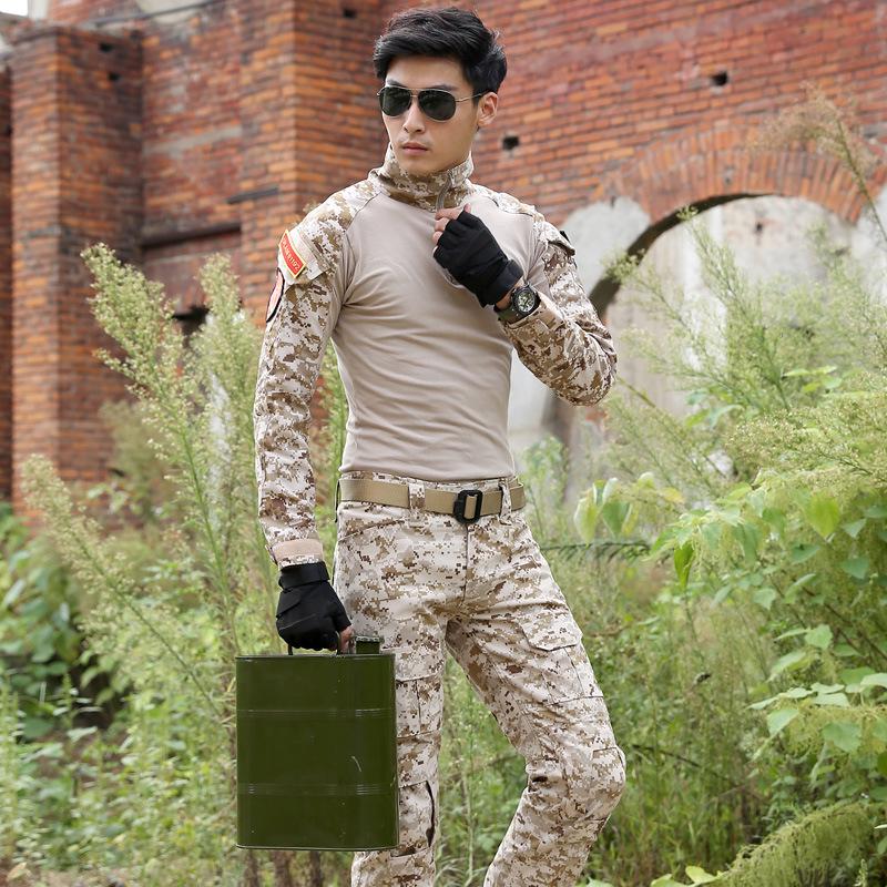 Tactical Python Pattern Camouflage Training Suit - Slim Fit, Wear-Resistant Outdoor Uniform