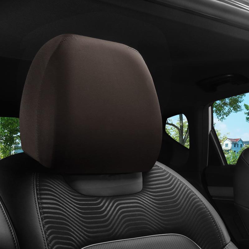Uniwersalny Elastyczny Pokrowiec na Siedzenie Samochodowe i Zagłówek - Odporny na zabrudzenia, Pasuje do pojazdów 5-7 miejscowych i ciężarówek