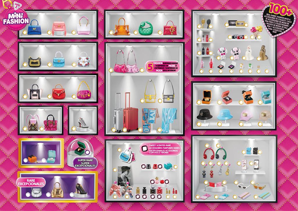 Surprise Mini Fashion Series 2 - Real Fabric Fashion Bag and Accessory Capsule Collectible Toy (2-Pack)
