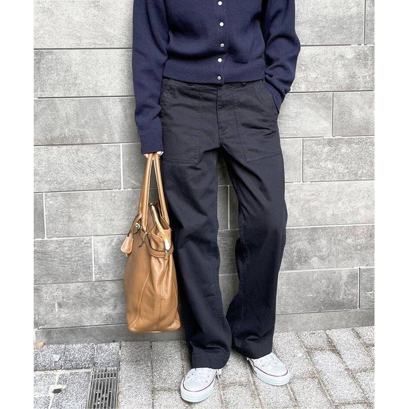 

Japanese Single Cotton High Waist Loose All-Matching Slimming Casual Pants Black(2270#) 36