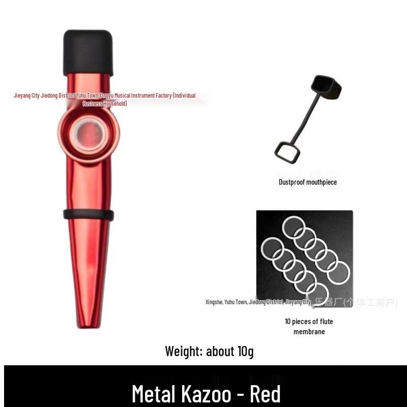 Metal Kazoo Musical Instrument for Early Childhood Education and Adults