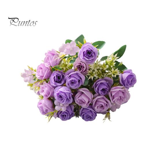 Artificial Rose 10 Forks Korean Style Exquisite Lifelike Easy Care Decorative Simulation Flower Bouquet