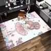 Dancing Ballerina In Pink Office Rug Chair Mat, Entryway Carpet, Suitable for Front Door, Bedroom, Living Room, Desk, Holiday Gift