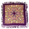135*135cm Russian Square Scarf Shawl Women Ethnic Style Floral Print Fringed Bandana Babushka Handkerchief Head Wraps