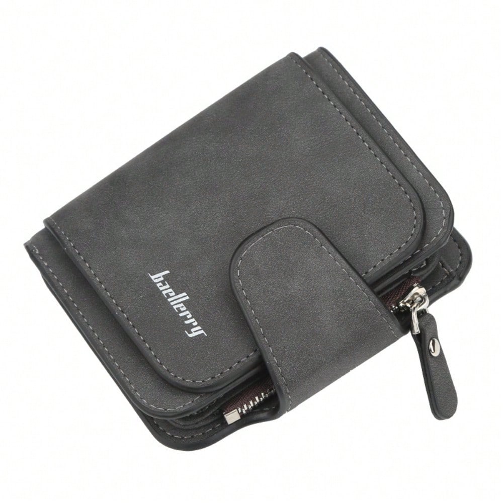 Women's Wallet Buckle Matte Leather Change Bag Cute Little Fresh Wallet