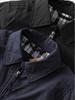 Herren Herbst/Winter Schlanke Passform Windjacke: Business Casual, Vielseitig, Doppellagige Reversjacke.