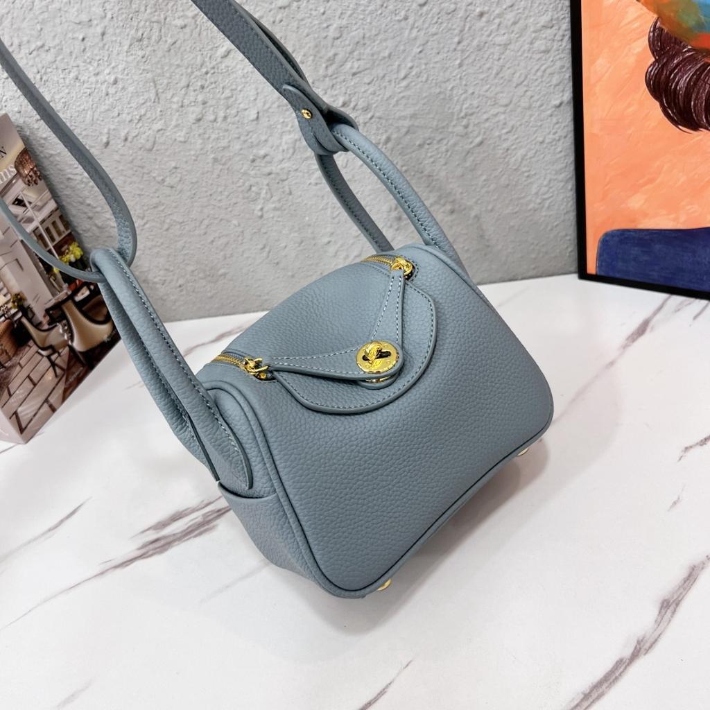 Leather Light Luxury First Layer Cowhide Portable Simple Bag High Fashion Messenger Doctor Mini Shoulder Bag