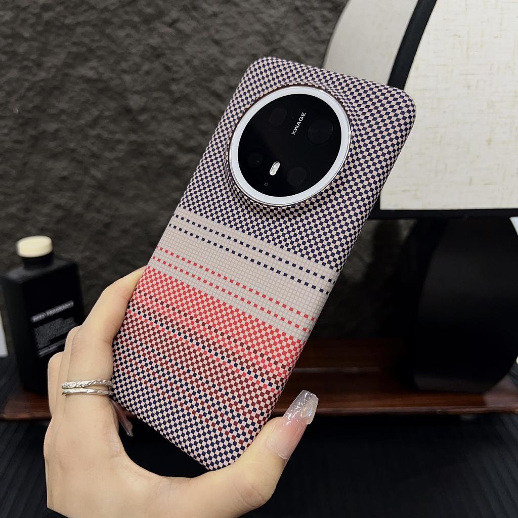 Suitable for Huawei Mate80Promax Ultra-thin Mobile Phone Case Pura80ultra Braided Carbon Magnetic Pura70/60