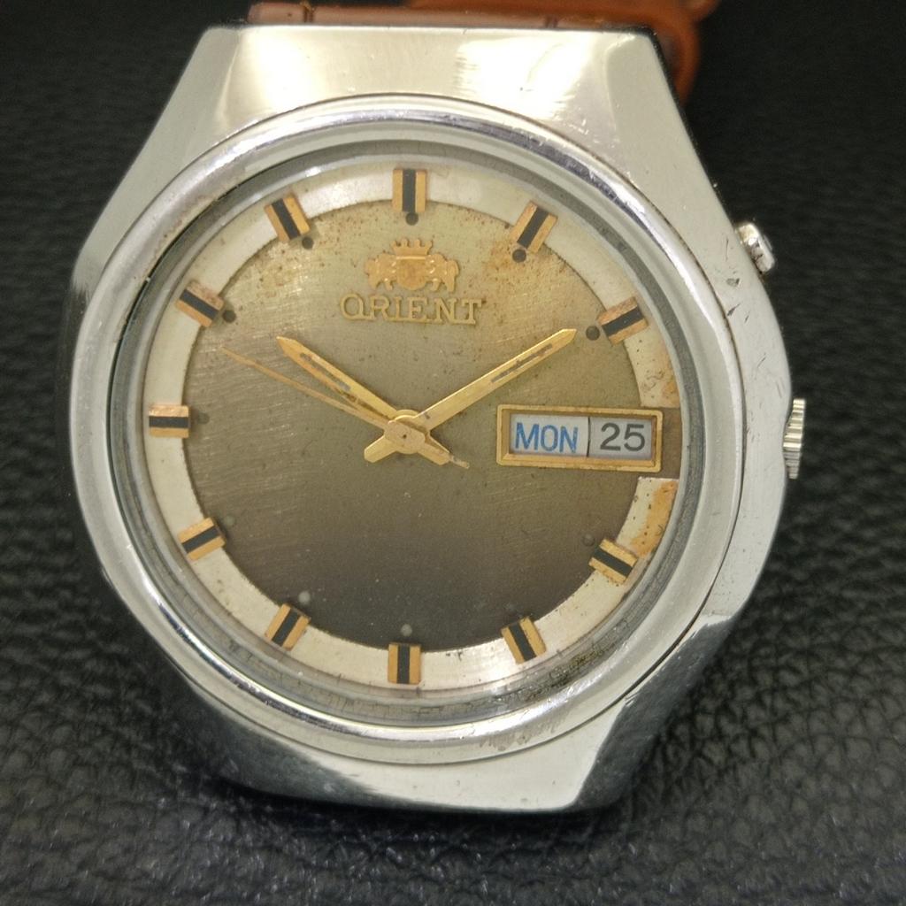 VINTAGE ORIENT AUTOMATIC 46940 JAPAN MENS ORIGINAL DIAL WATCH a701893-5 R207-a701893