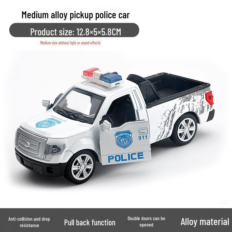 

Детский игрушечный фургон из сплава: Модель машины скорой помощи, пожарной машины, спецназа - инерционный механизм, бесплатная доставка