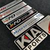 RPFU6 Car 3D Aluminum Logo Body Side Fender Decoration Stickers For KIA K9 Sportage Niro K5 Carnival EV6 EV9 EV3 K8 Stinger Forte Ceed