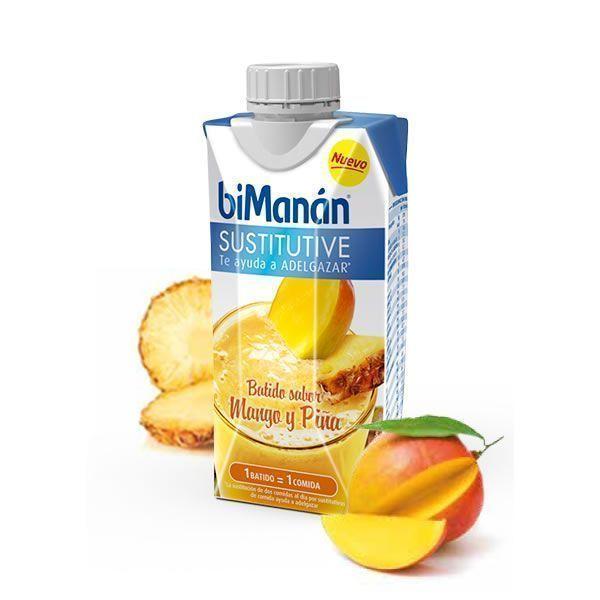 

Bimanan Sustitutive Mango and Pineapple-Flavoured Milkshake 330ml