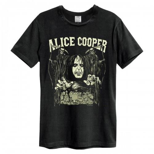 Amplified Unisex Adult Reapers Alice Cooper T-Shirt