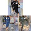 Womens Autumn Casual Zipper Green Dress Suit With Patching For Daily Wear