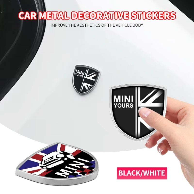 3D Metal Sticker Car Body Badge Shield Styling Auto Accessories for BMW MINI WORKS One Cooper JCW R60 R59 R58 R57 R56 R55