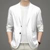 Men 2024 New Ice Silk Lightweight Spring And Summer Thin Men's Blazer Casual Men's Suit Jacket