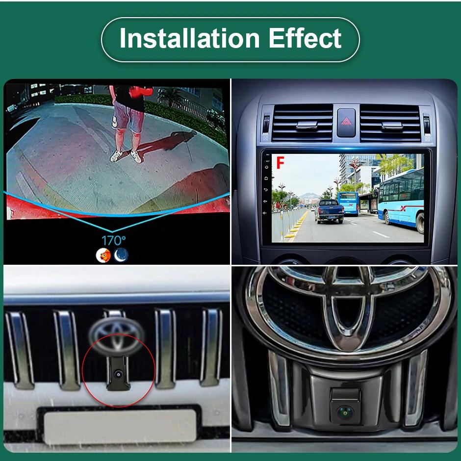 CCD/MCCD AHD 1080P 1000TVL Vehicle Logo Car Front View Camera For Toyota Land Cruiser I20 Fj Cruiser Prado 150 I20 2008-2018