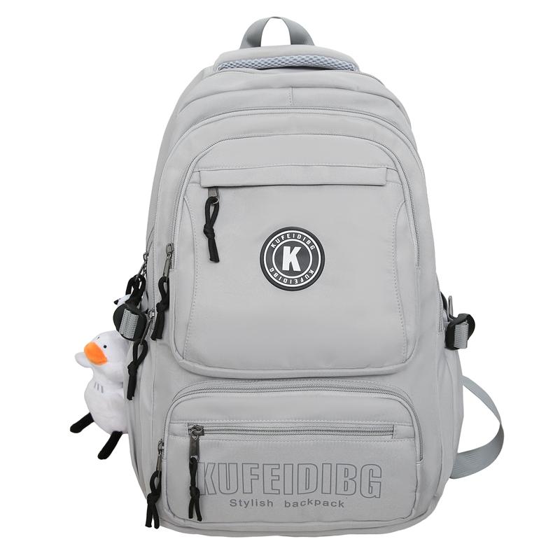 Men Large Capacity Backpack Middle School Student Schoolbag Women Travel Backpack