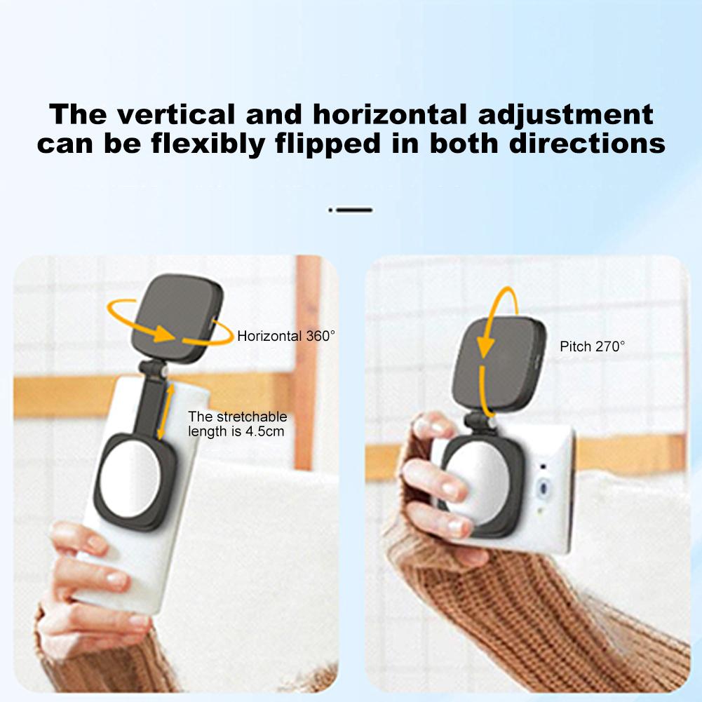 Magnetic Phone Selfie Light Pocket Light with Mirror Portable Selfie Light Rechargeable for Video Recording Conference